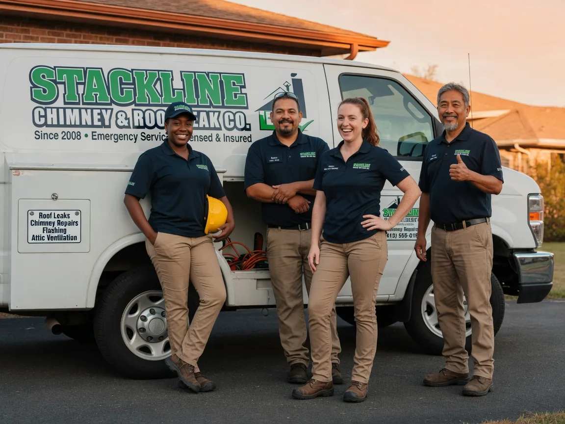 Chimney flashing repair company in Emerald Isle, NC